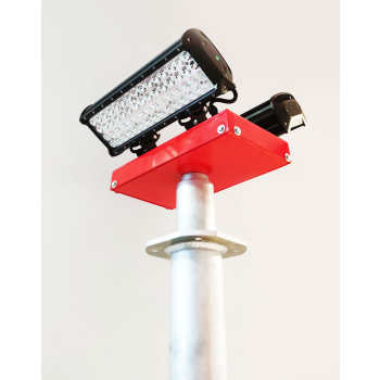 Pneumatyczny maszt oświetleniowy LED 12V / 24V - GŁOWICA STAŁA