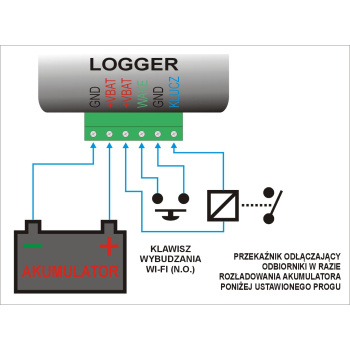 Logger - Rejestrator napięcia akumulatora